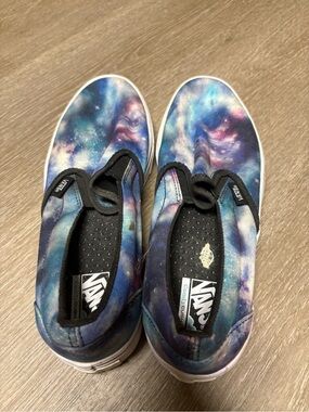 Vans Galaxy Slip-On Sneakers - Blue, Purple